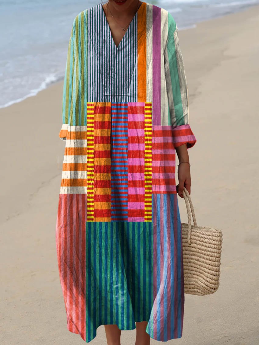 Rossa Vintage Geometric Dress
