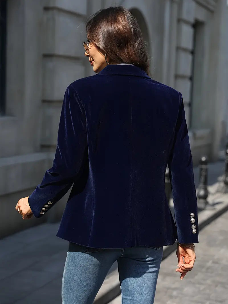 Isabella Elegant velvet blazer