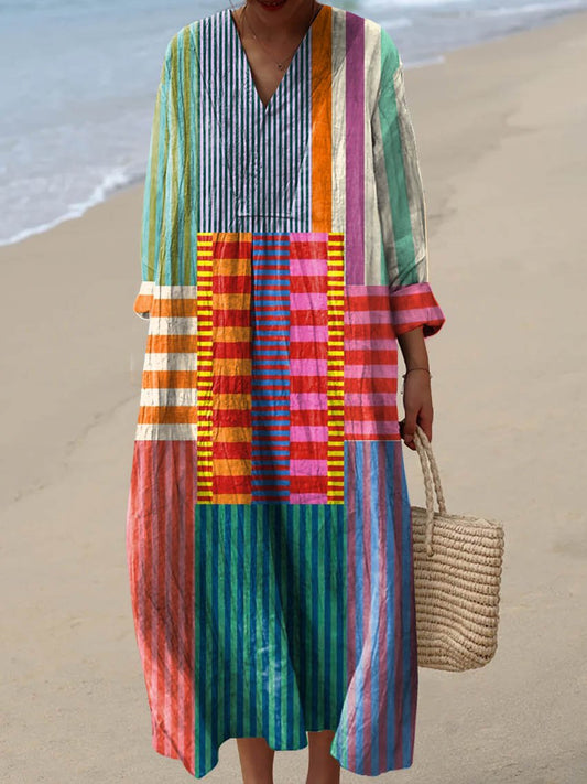 Rossa Vintage Geometric Dress
