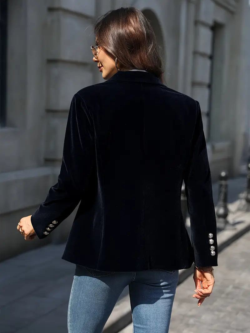 Isabella Elegant velvet blazer