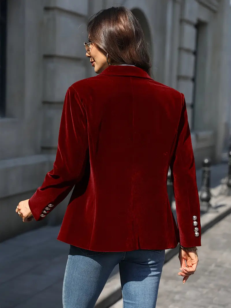 Isabella Elegant velvet blazer