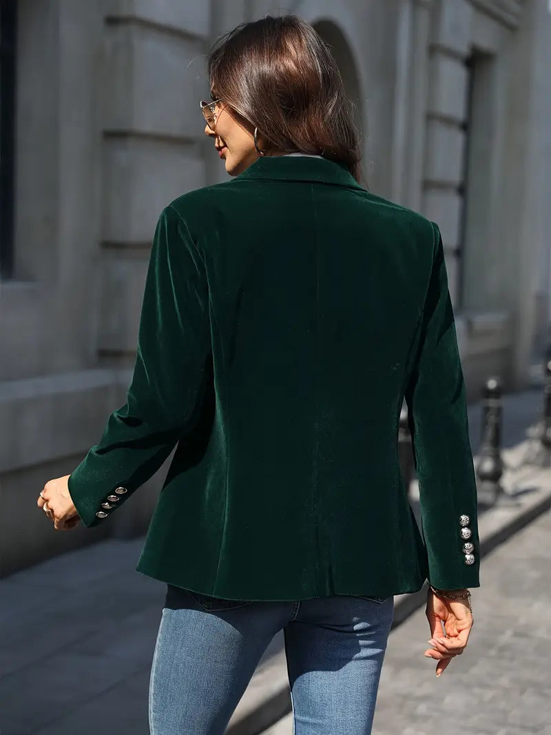 Isabella Elegant velvet blazer