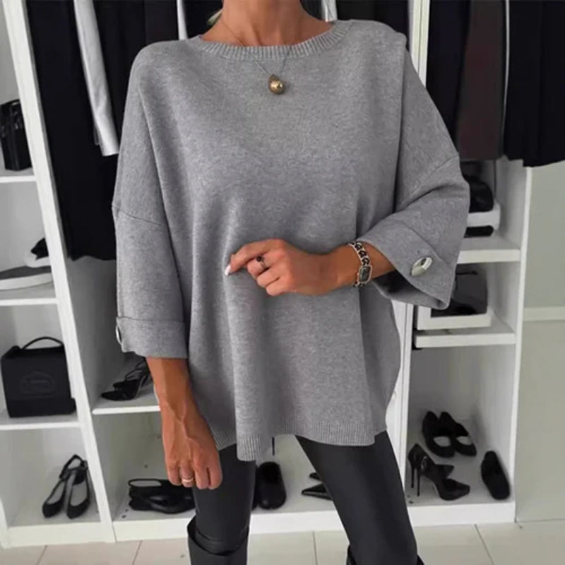 Millie Elegant Button Sleeve Top